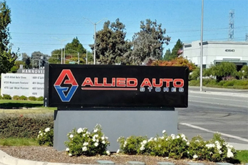 Allied Auto Stores Offers Auto Parts in the Fremont 94538 Area